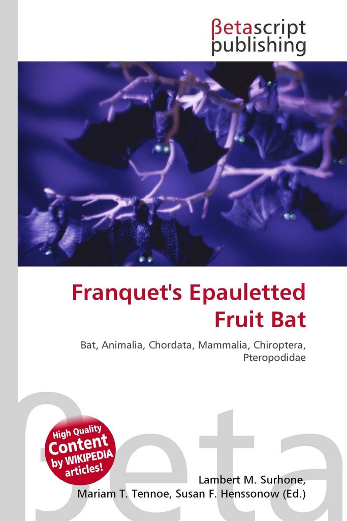 Franquet's Epauletted Fruit Bat