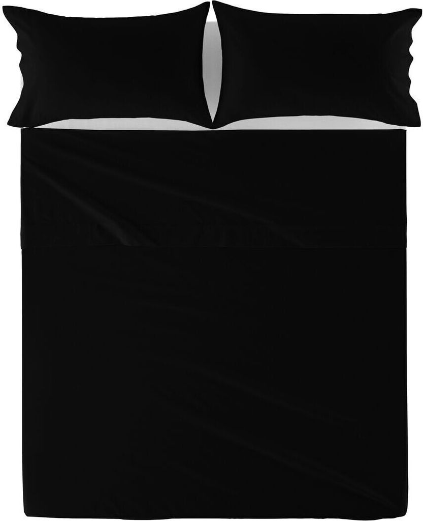 Basic Oberlaken Schwarz 240x270 cm (Übergrösse) 100% Baumwolle Hergestellt in Europa