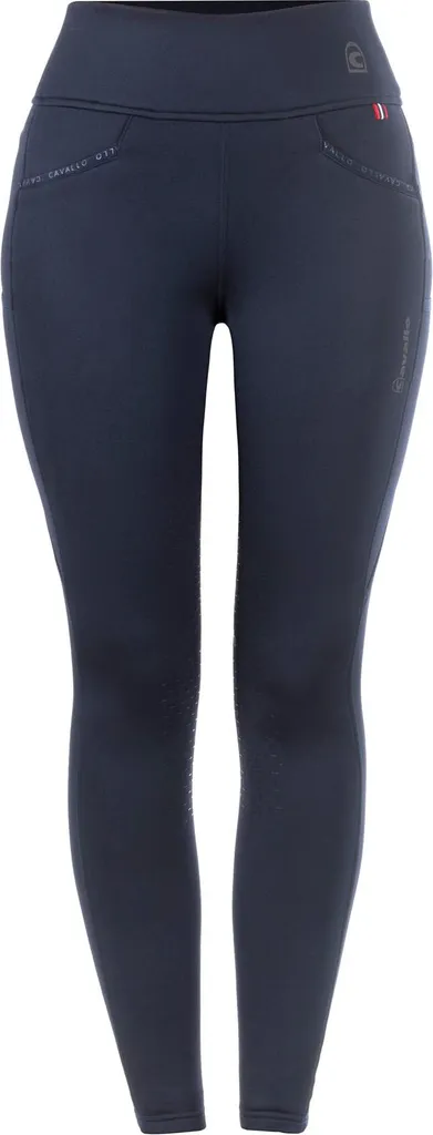 Pantalon équitation confortable Cavallo LOU GRIP RL bleu foncé taille 34