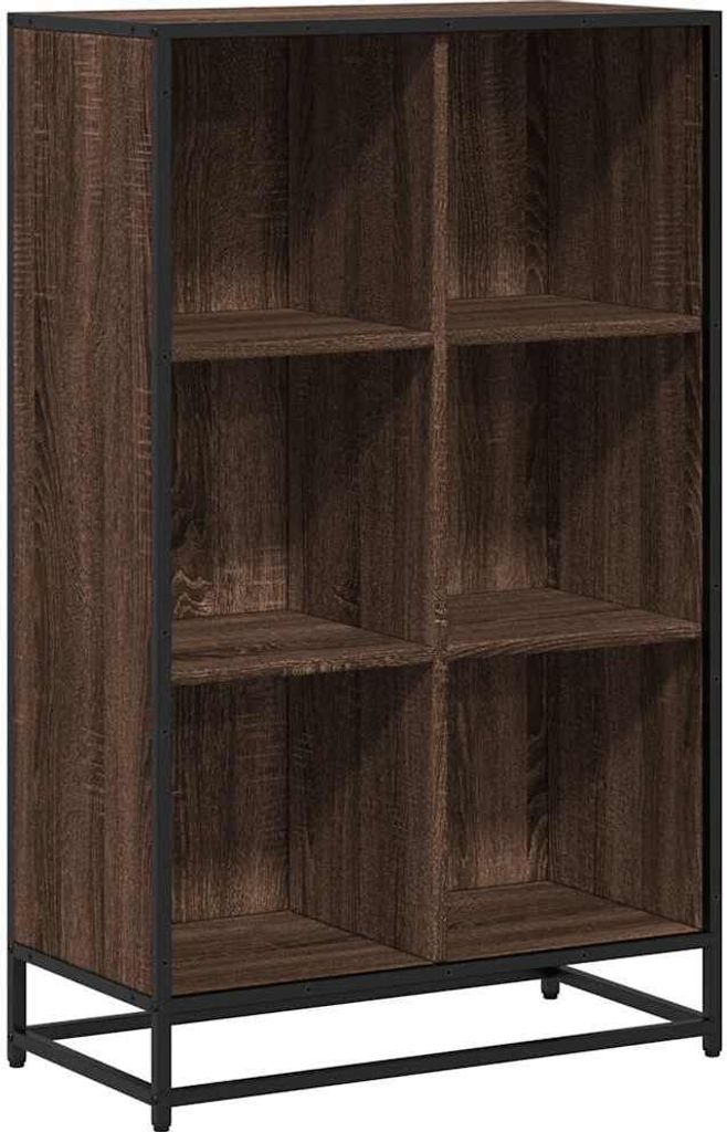 vidaXL Bücherregal Braun Eichen-Optik 65,5x33x107,5 cm Holzwerkstoff