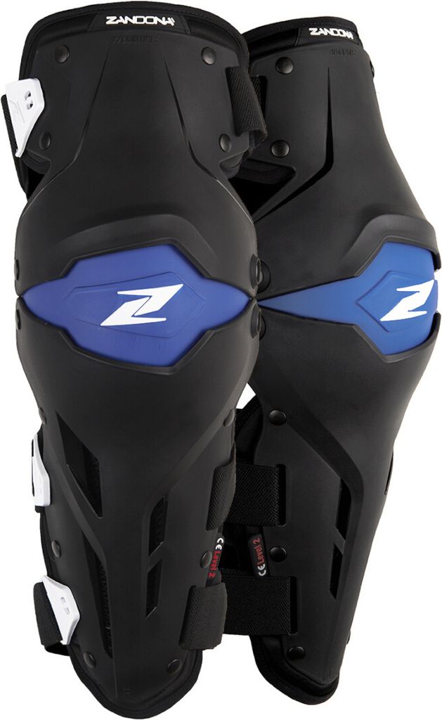 Zandona X-Treme Knieprotektoren, schwarz/blau, Einheitsgröße