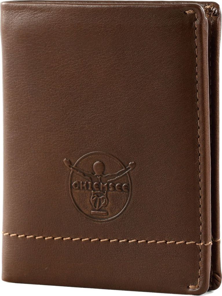 CHIEMSEE Leder Geldbörse Leather Wallet Brown / Black dunkelbraun