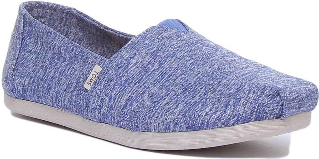 Toms Repreve Recycelter veganer Schuhanzug Blau für Frauen – 3.5 UK / Blau