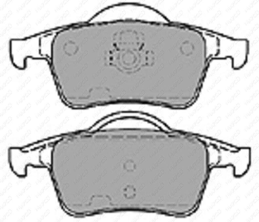 Scheibenbremsbelagsatz HA, VOLVO S60, S70, S80, V70 II, XC70
