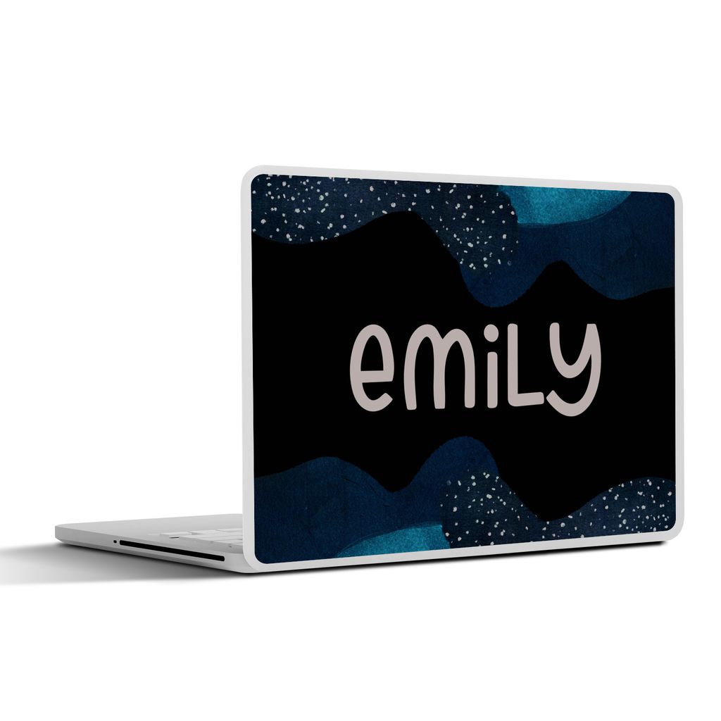 MuchoWow Laptop Aufkleber Sticker Cover Emily - Pastell - Mädchen 25x18 cm - Laptop-Deko
