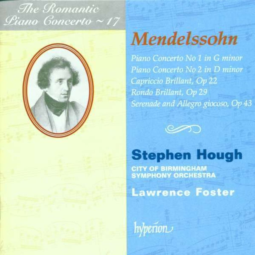 Felix Mendelssohn Bartholdy (1809-1847): Klavierkonzerte Nr.1 & 2 - Hyperion - (CD / Titel: H-Z)