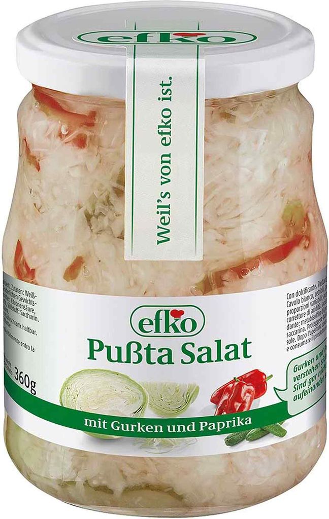 efko Pußtasalat 720ml Produktbild 