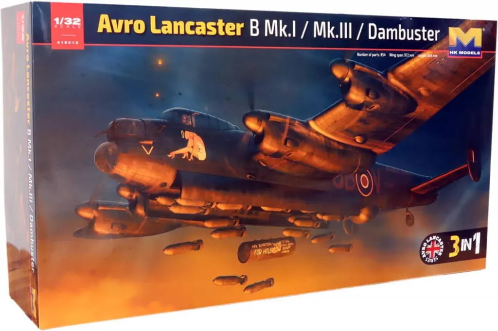 Avro Lancaster B MkI/MkIII 1:32 Dambuster - Kit complet multi-versions 3 en 1