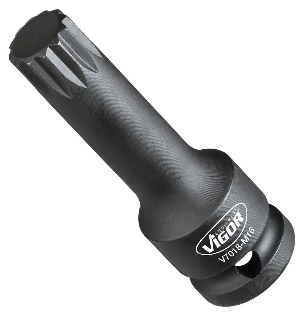 VIGOR Schlagschrauber Schraubendrehereinsatz V7018-M16 1/2" XZN SW M16
