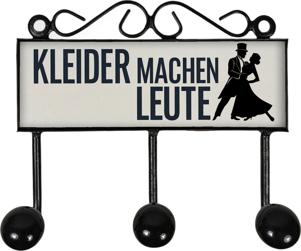 Kleider Machen Leute Kleiderhaken Leiste mit 3 Haken Vintage Dekoration