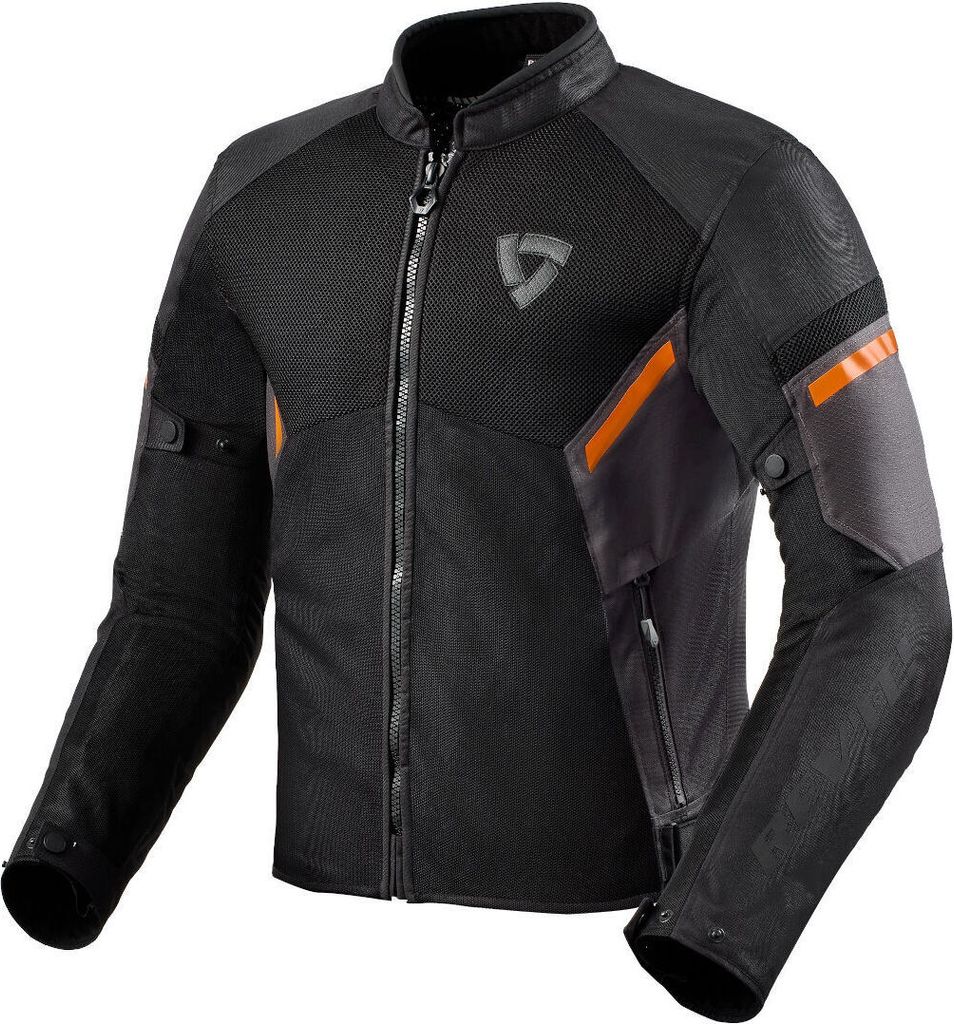 Revit GT-R Air 3 Motorrad Textiljacke, schwarz/orange, S