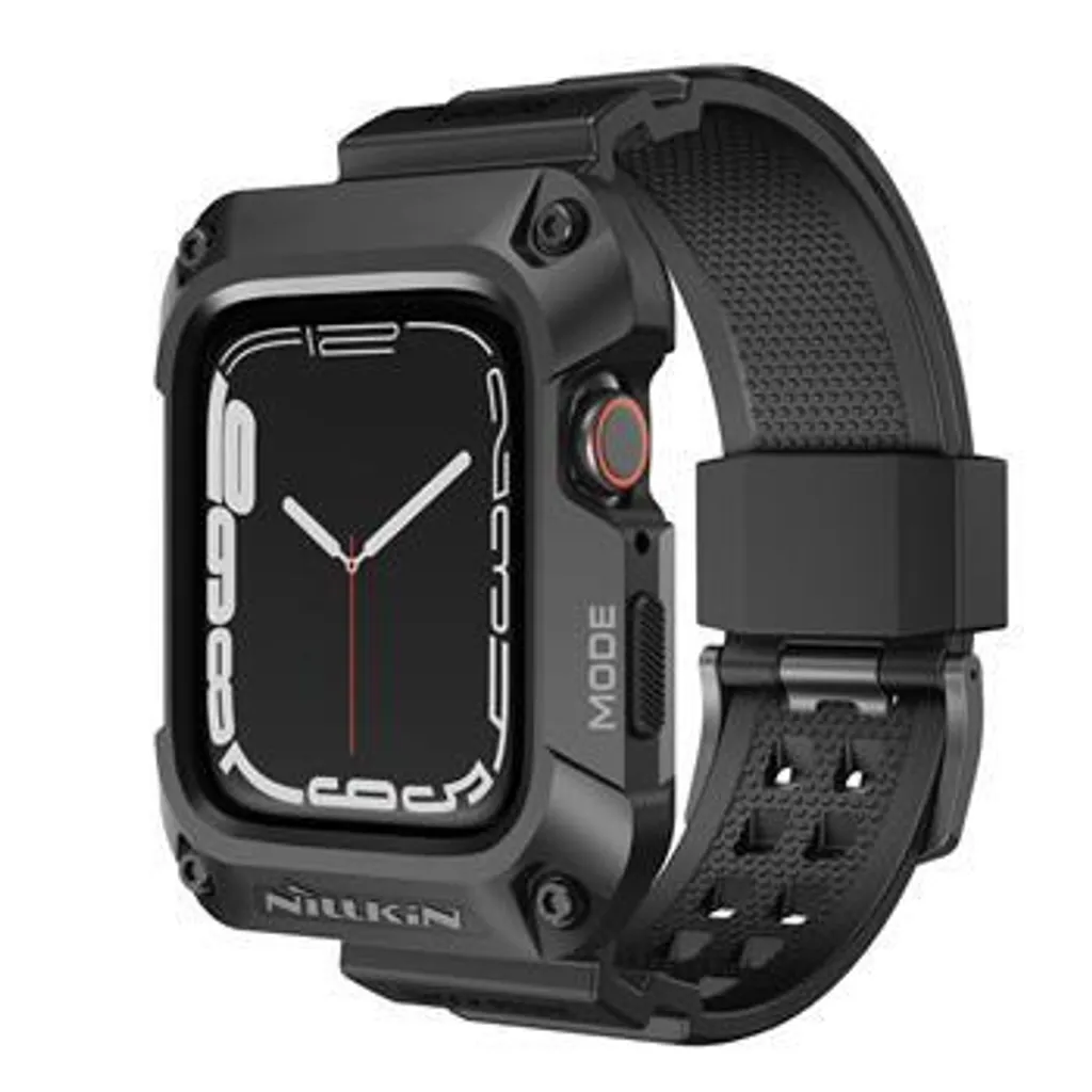 Nillkin DynaGuard Protection Robuste pour Apple Watch 45mm Anti-Choc Noir
