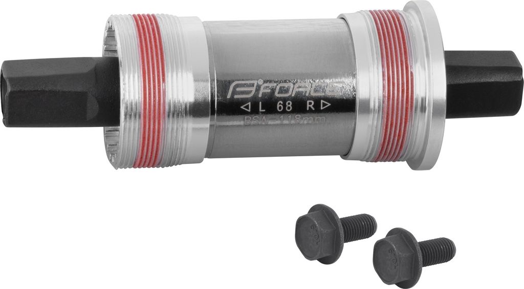 Force 4-Kant Alu Tretlager mit BSA Gewinde Länge 118 mm