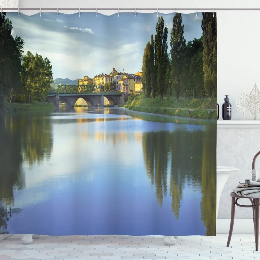 Tenda Doccia Lavabile ABAKUHAUS 175x240: Praticità e Stile Naturale