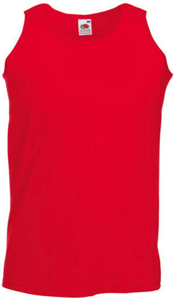 Fruit of the Loom - Athletic Vest - Red - M