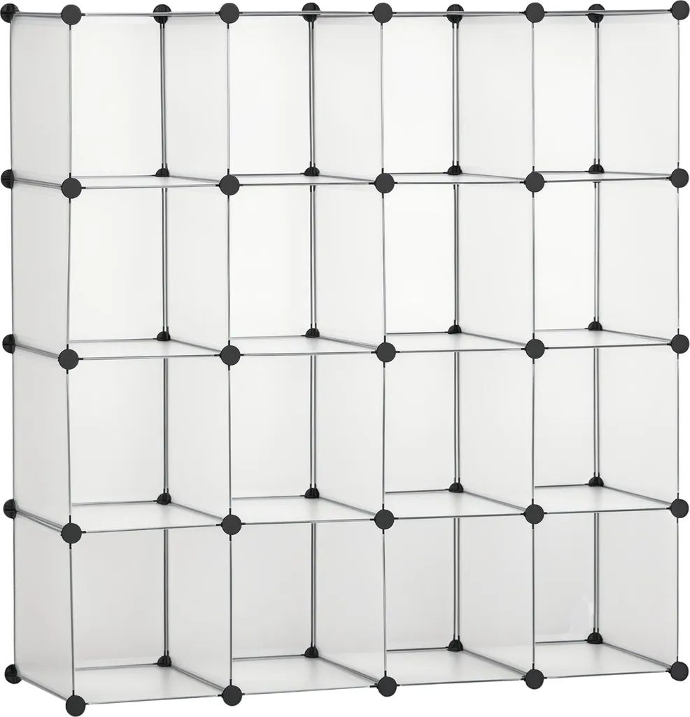 Armoire gain de place modulable 16 cubes contre le désordre