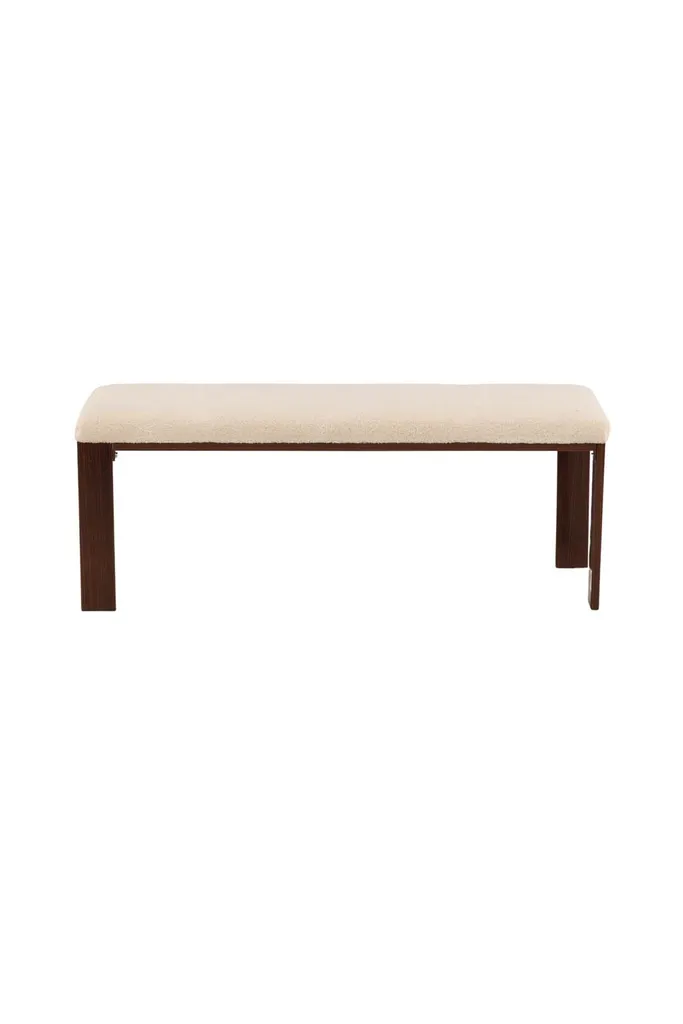 Banc Bout de Lit Blanc Chester - Meuble Gain de Place Chambre