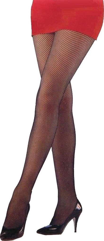 Schwarze Damen Netz-Strumpfhose / Größe: X-XL (42-46) Produktbild 