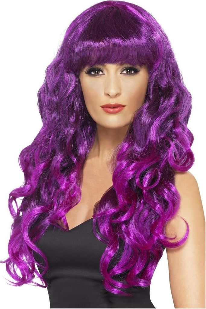 Smiffys - Parrucca "Siren" per donna SM487 (Taglia unica) Immagine del prodotto 