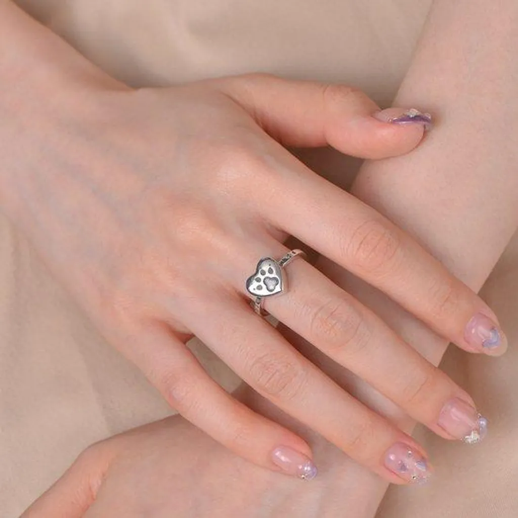 Bijou commémoratif : Bague de crémation en argent massif faite main - 8