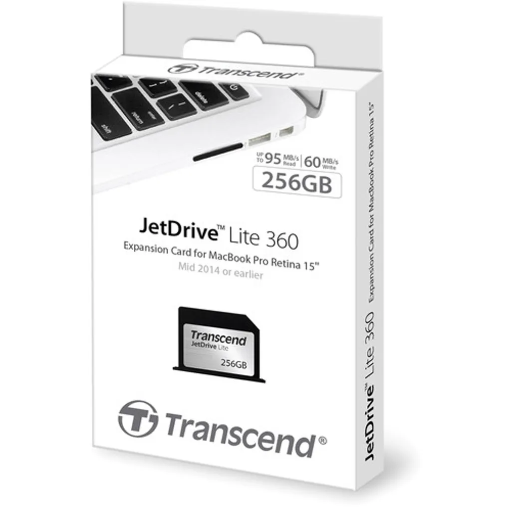 Transcend JetDrive Lite 360 256 Go : Stockage robuste et ultra rapide - 3