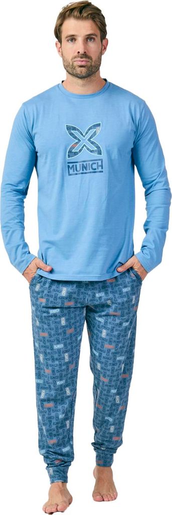 Munich MU16 Langarm-Pyjama für Herren