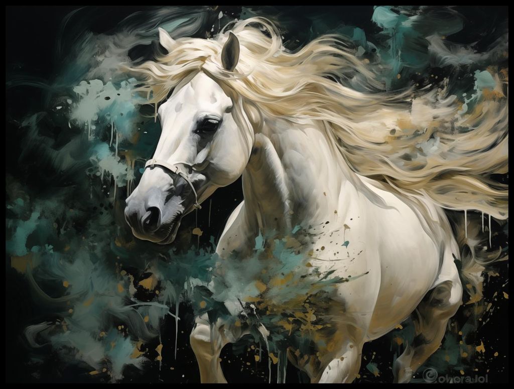 Plakat 100x75cm Wilder Geist