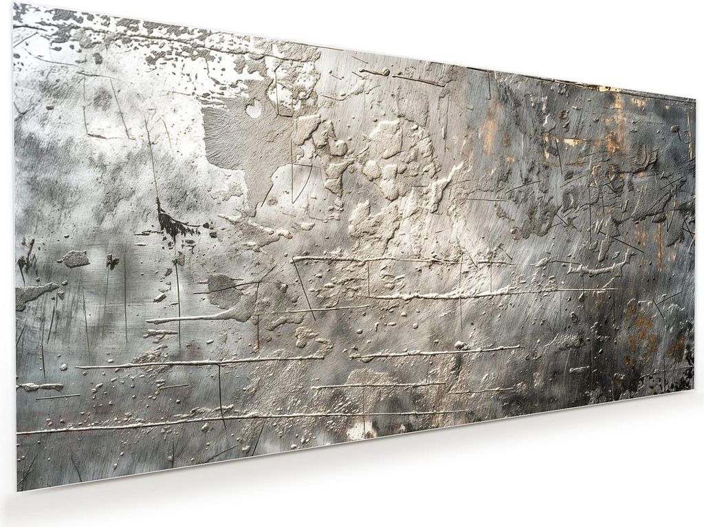 Glasbild 100x50cm in XXL für Wohnzimmer, Schlafzimmer Motiv Texturierte Oberfläche