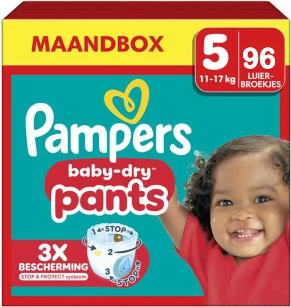 Couches-culottes Pampers Baby-Dry Pants Taille 5 Lot de 96 Change Bébé