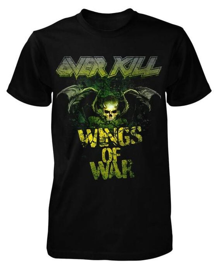 Overkill T-Shirt Herren Bat Shit Crazy schwarz Band-Merch, Produktbild 