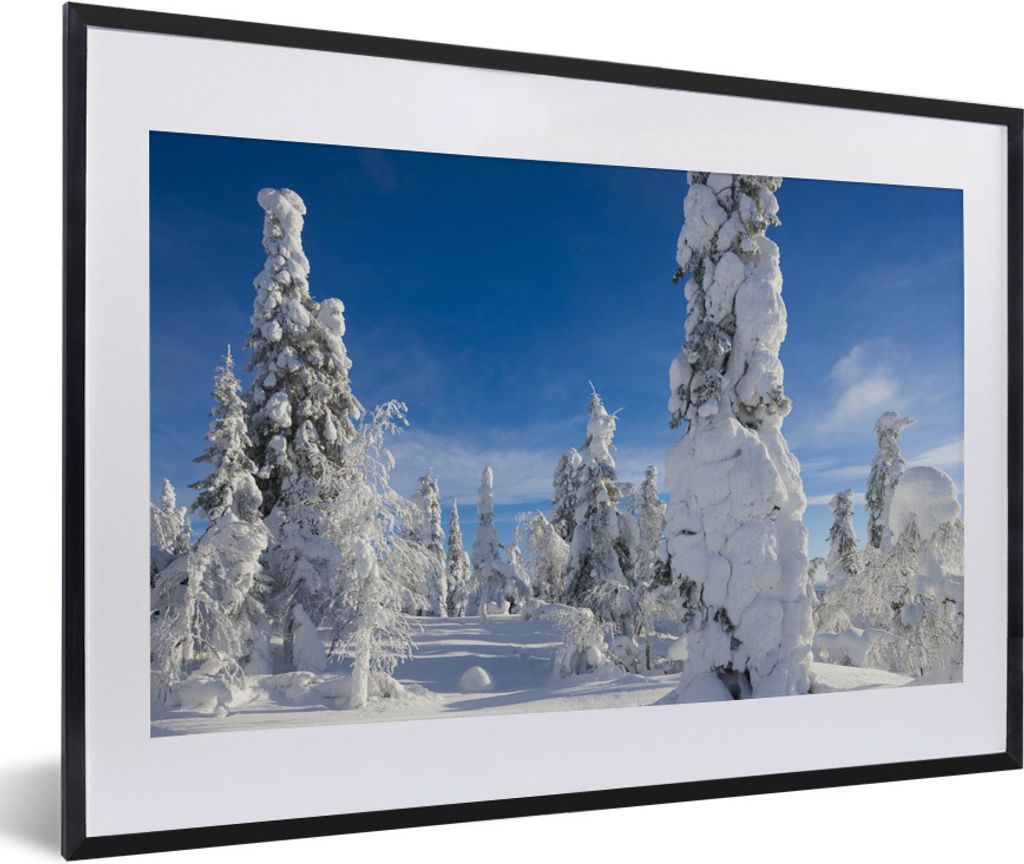 MuchoWow® Gerahmtes Poster Ein blauer Himmel über der Produktbild 