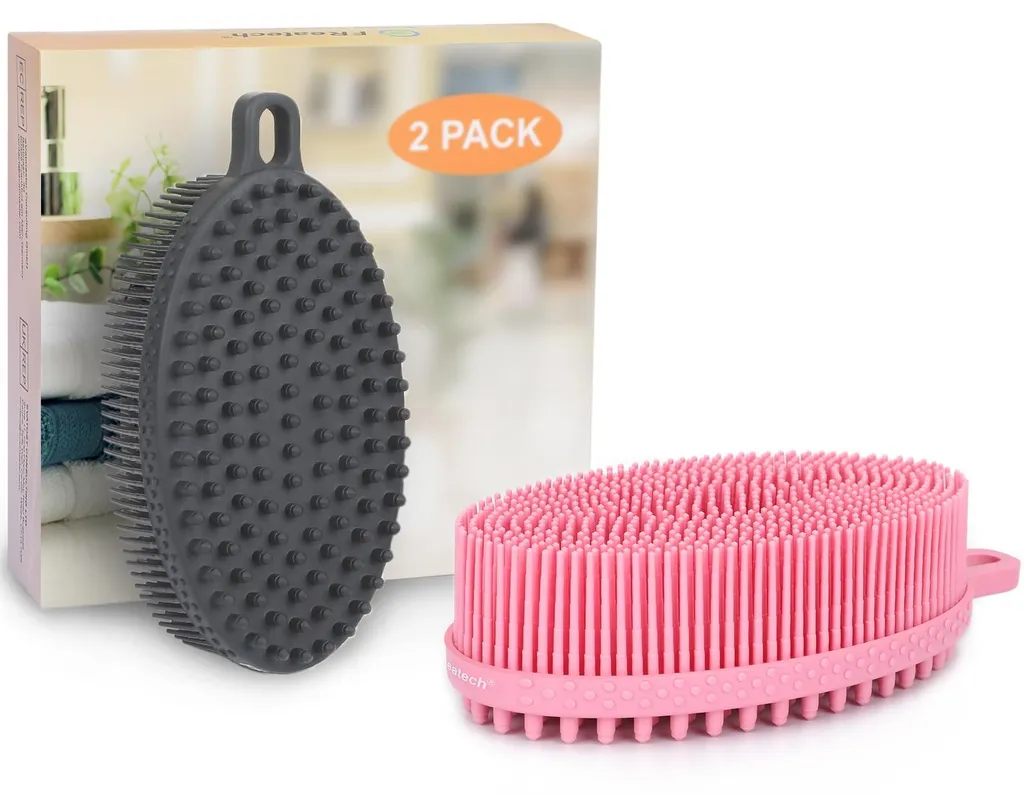 Brosse corporelle silicone anti-bactérienne pour remplacer l'éponge