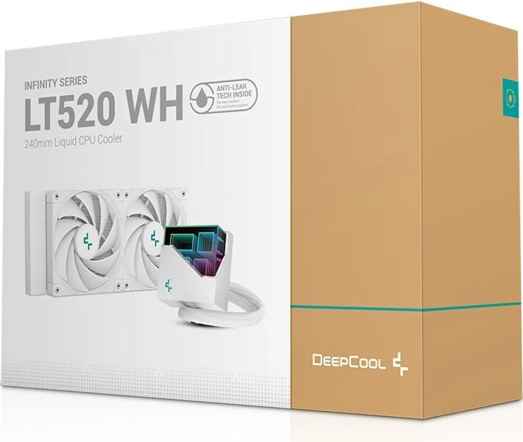 DeepCool LT520 Refroidissement à eau complet 240mm pour processeur gaming