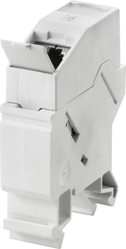 WEIDMÜLLER Prise RJ45 Cat6 RAL7035 avec Raccordement Borne Guillotine