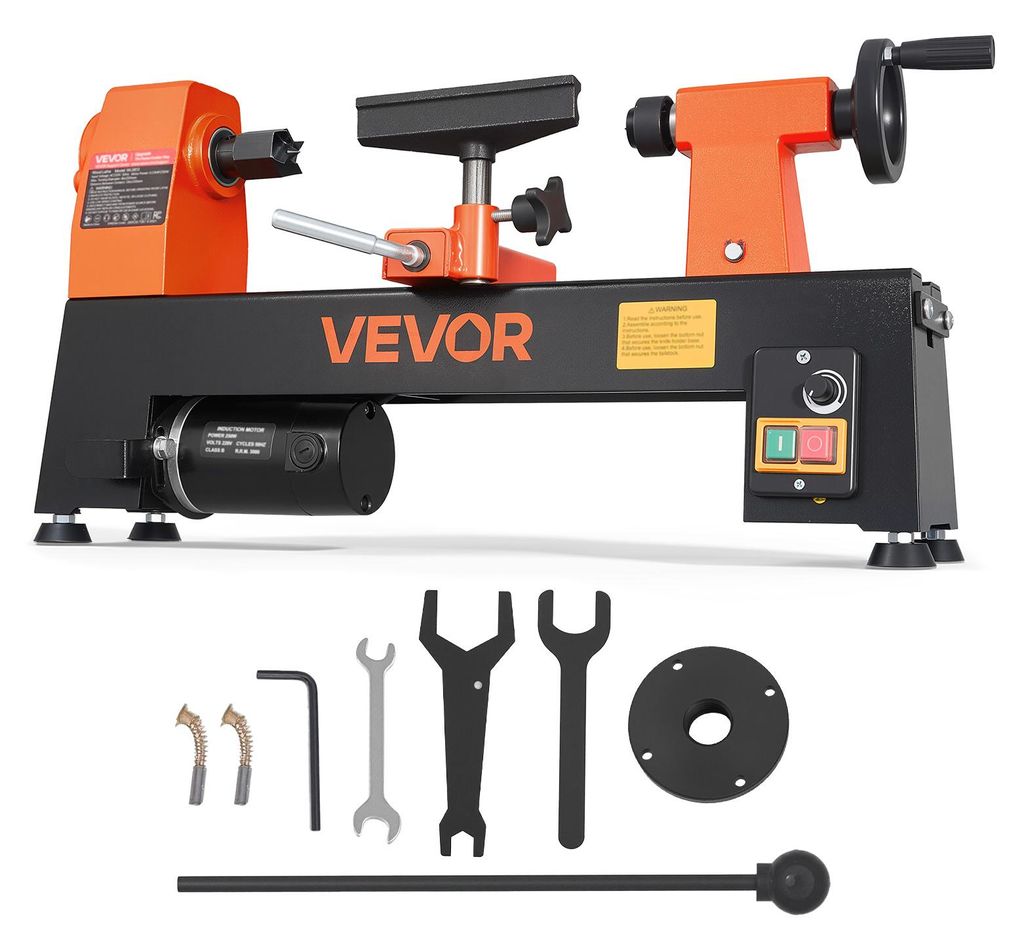 VEVOR Drevoobrábací stroj 20 x 33 cm, 1/3 výkonu, stolný Obrázok produktu 