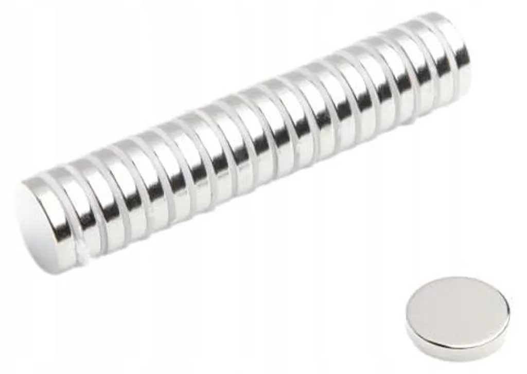 Aimant Néodyme cylindrique MW 15x3 mm N38 lot de 100 pièces puissantes