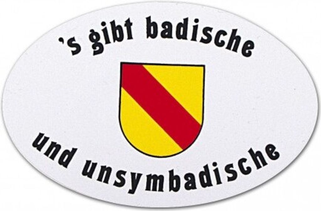 PVC - Aufkleber PKW Sticker - BADEN - badische - 301521 - Gr. ca. 10,2 x 6,6 cm
