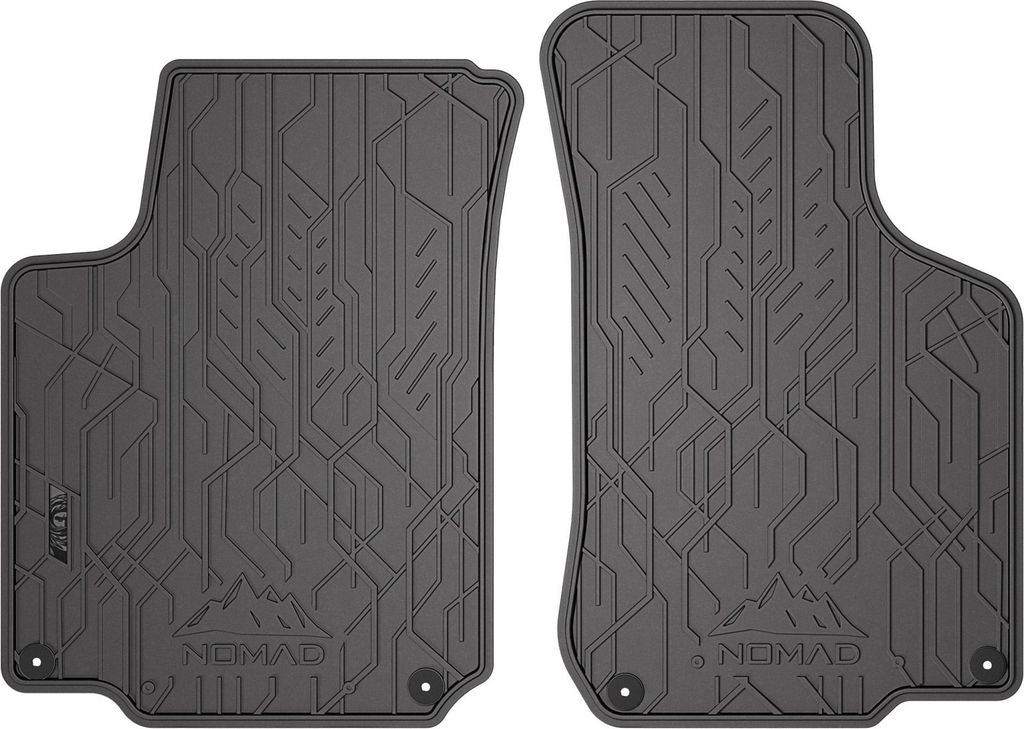 Fußmatten Gummimatten Antirutsch für VW Jetta IV 1998-2005 1.Reihe Schwarz 2 tlg