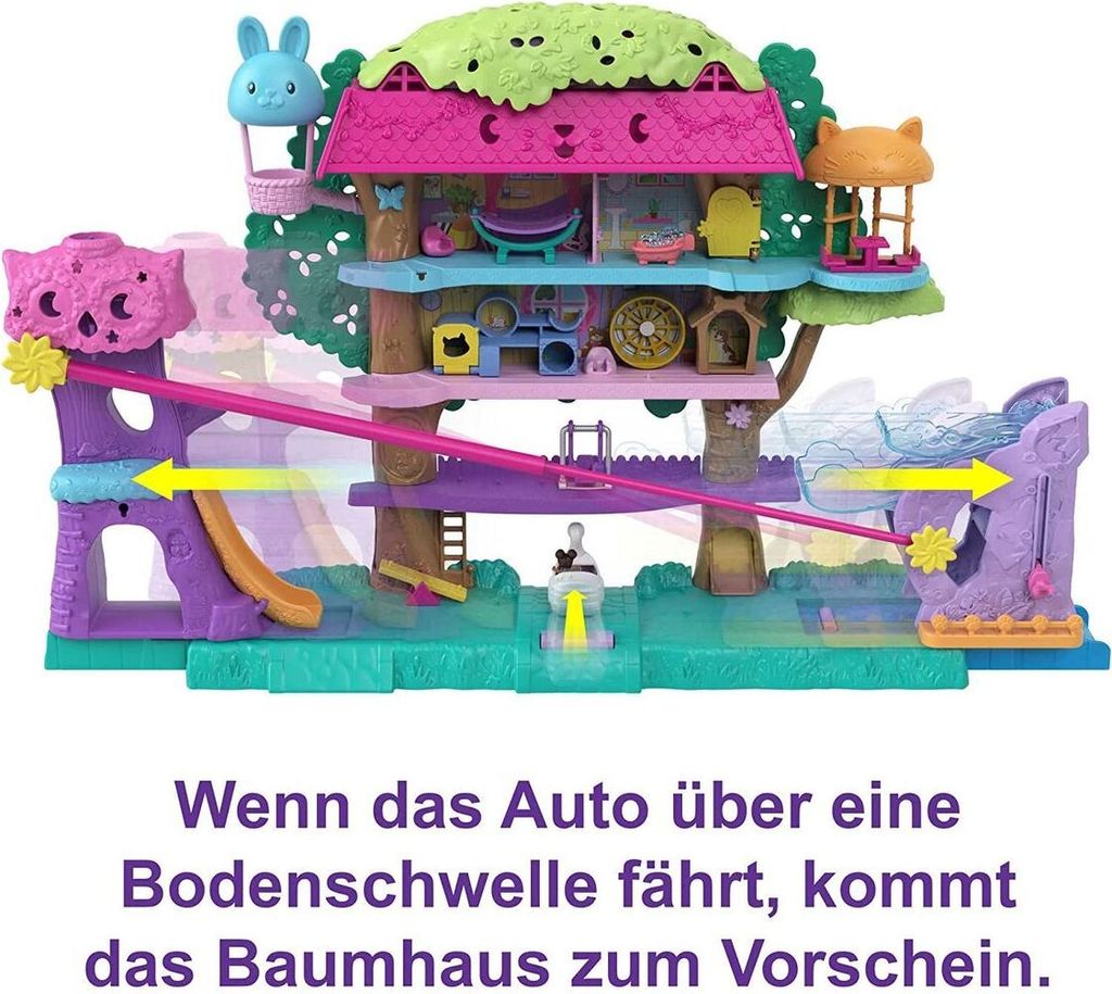 Mattel HJJ98 - Polly Pocket - Tierparty Baumhaus Produktbild 3