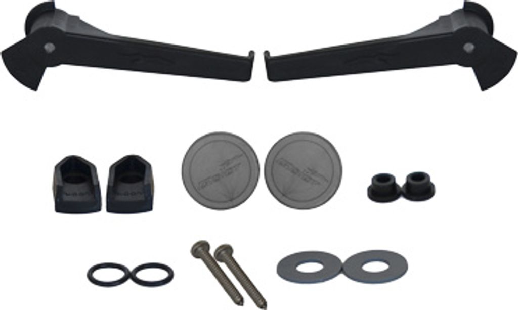 Goïot Evolution Plastik Interieurhebel, Inkl. Montagesatz (Grau)