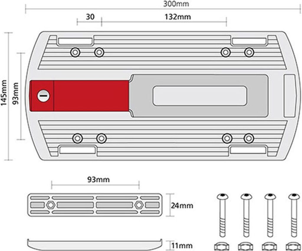 KLICKfix 0208 Gepäckträger-Adapter , für Körbe u. Taschen, Produktbild 8