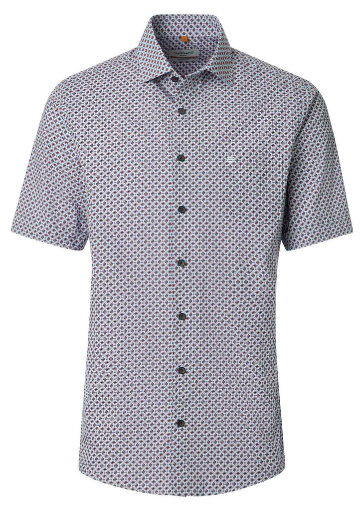 Redmond - Comfort Fit - Herren Freizeithemd (261050999), Größe:L, Farbe:Rot(500)