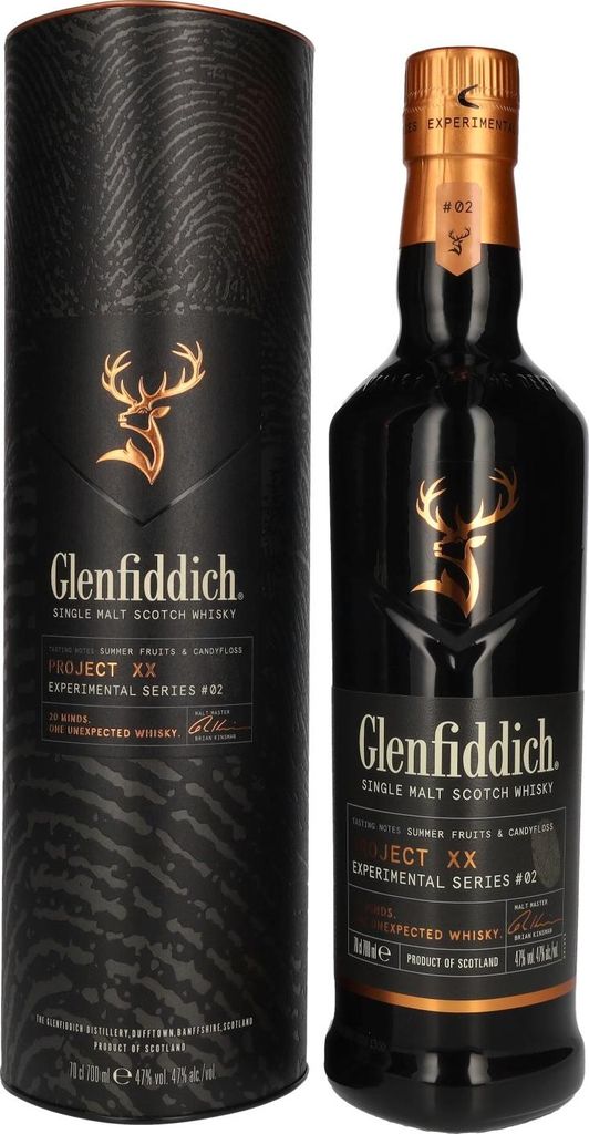 Glenfiddich XX + Box 700ml 47% Vol. Produktbild 