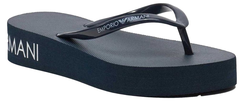Emporio Armani - Flipflops für Damen NA1160 (39,5 EU) (Marine)