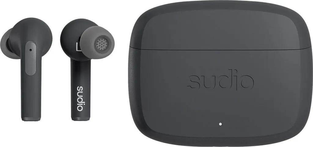 Sudio N2 Pro Headset Noir - Écouteurs Étanches IPX4 avec Charge Sans Fil Qi