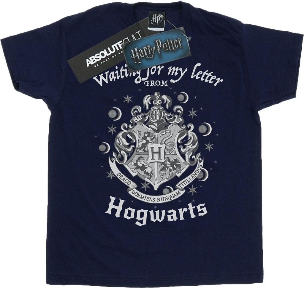 Harry Potter - "Hogwarts Waiting For My Letter" T-Shirt für Herren BI29471 (XL) (Marineblau)