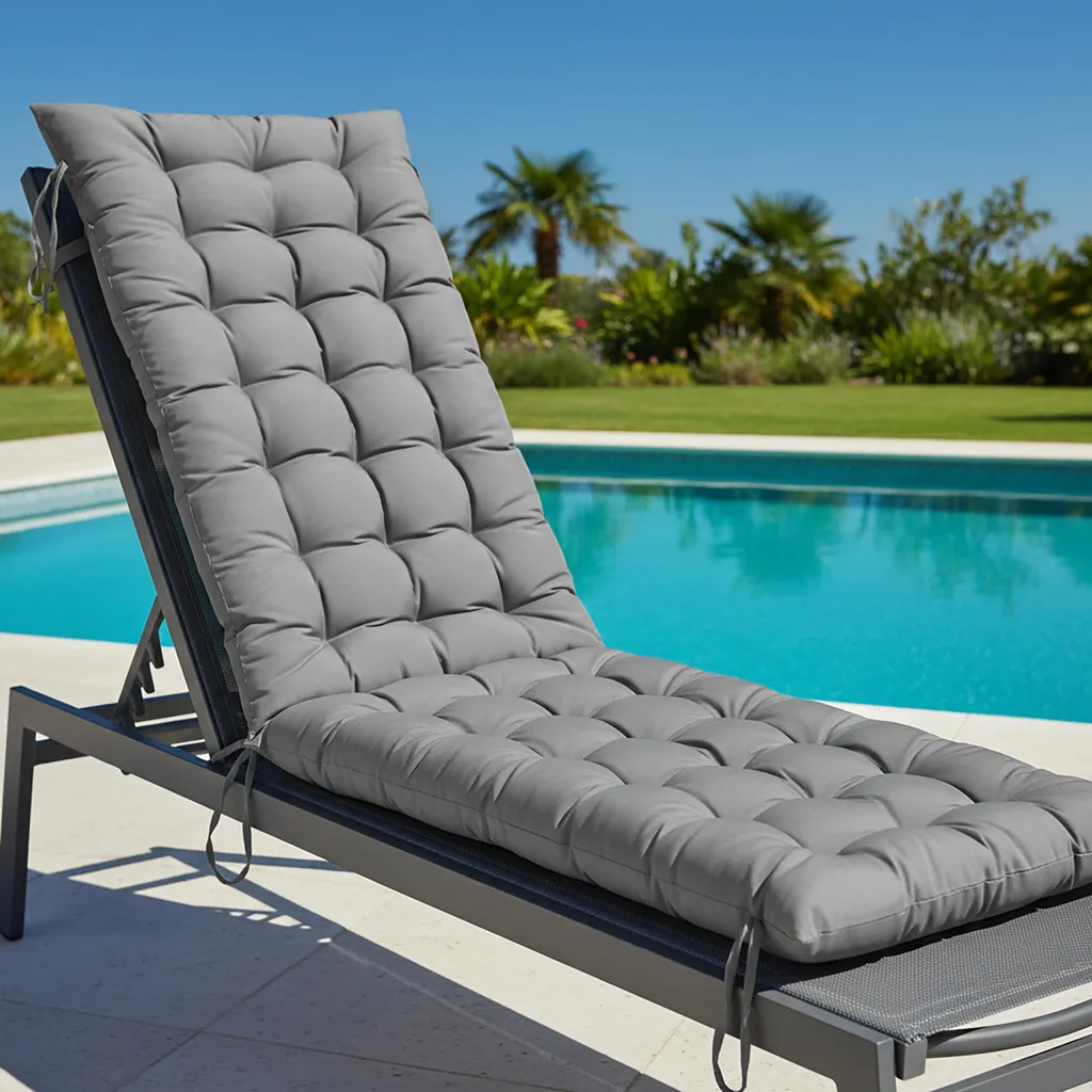 Relaxdays Coussin matelassé pour banc de jardin confortable 120 cm - 2