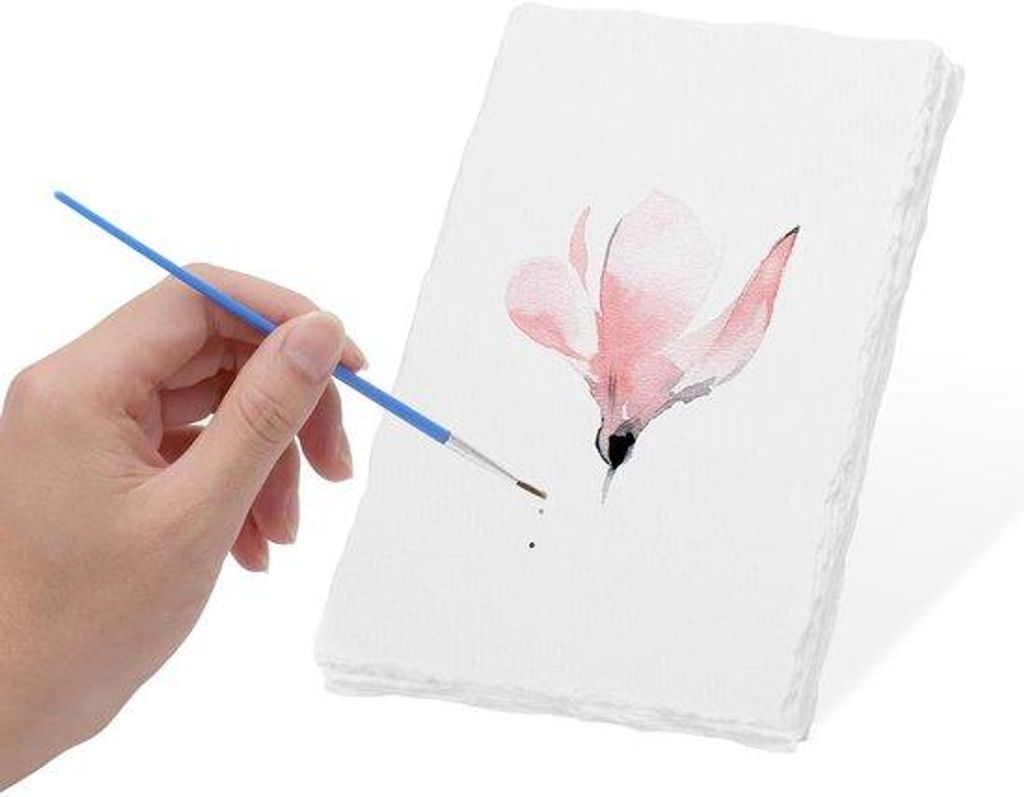 Kunststofftassen Aquarelpapier Set 25 Blätter 300g Baumwolle