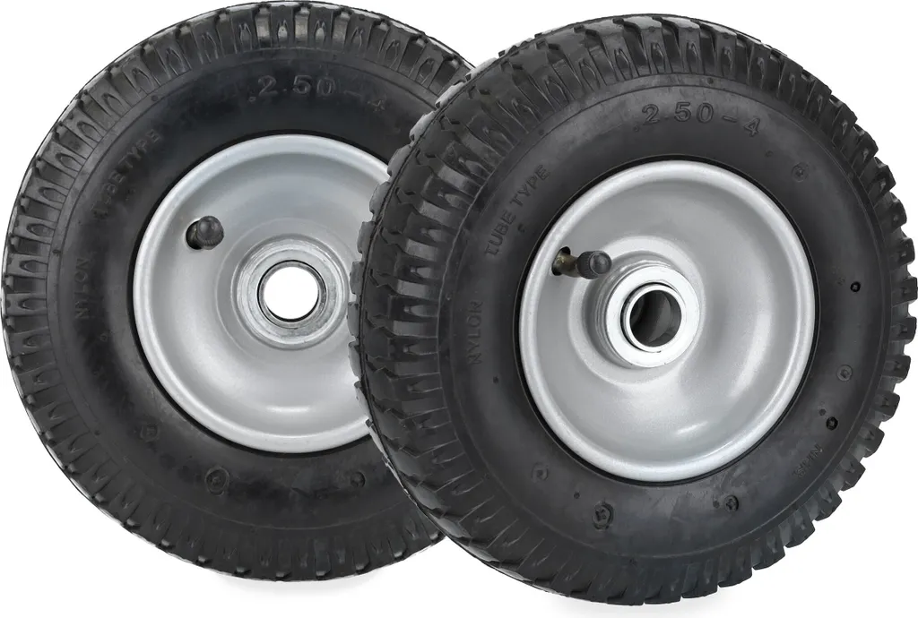 Set 2x Ruote Relaxdays 2.50-4: Soluzione Totale per Carrelli Manuali