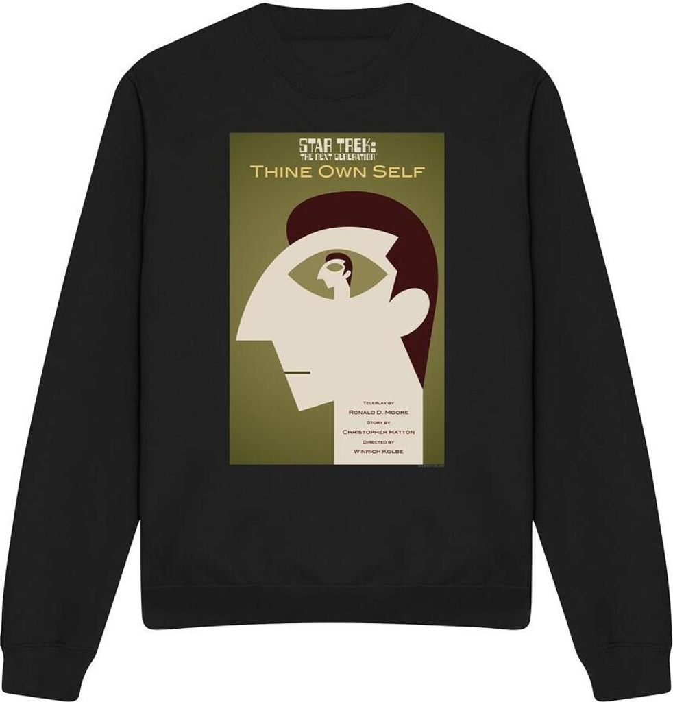 Star Trek - "The Next Generation Season 7 Episode 16" Sweatshirt für Herren/Damen Uni TV12007 (XL) (Schwarz)